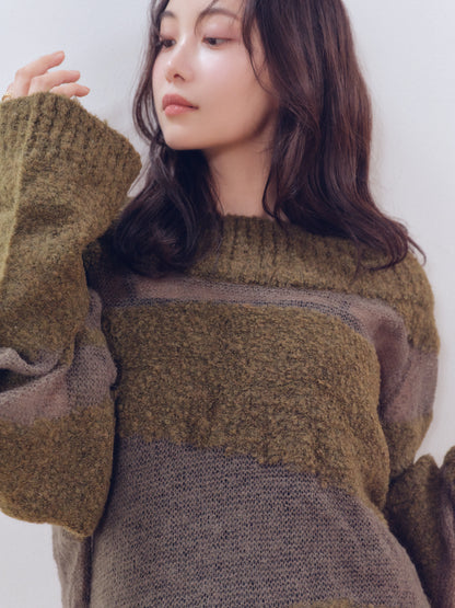 sheer pattern knit
