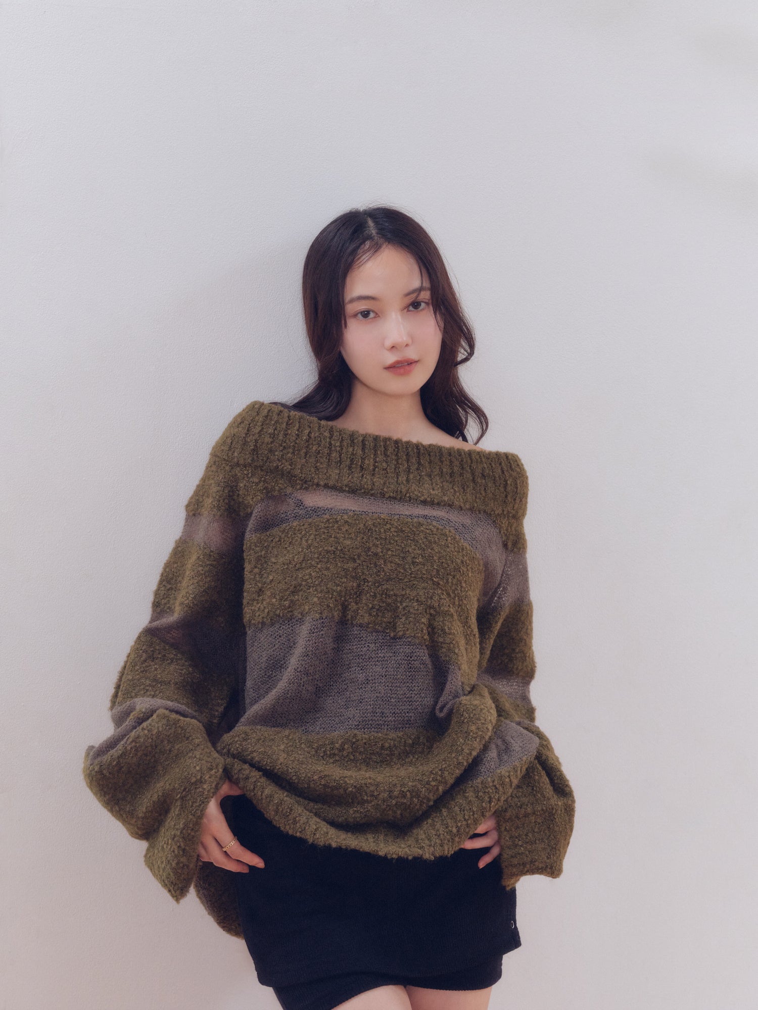 sheer pattern knit