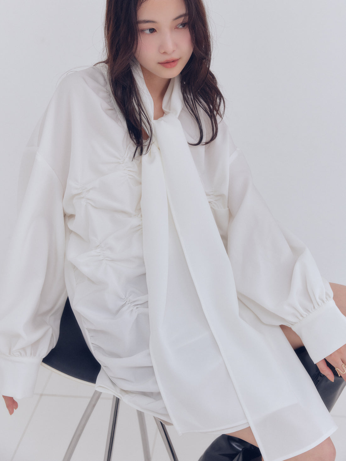 drawstring tie tunic