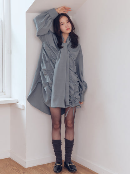 drawstring tie tunic