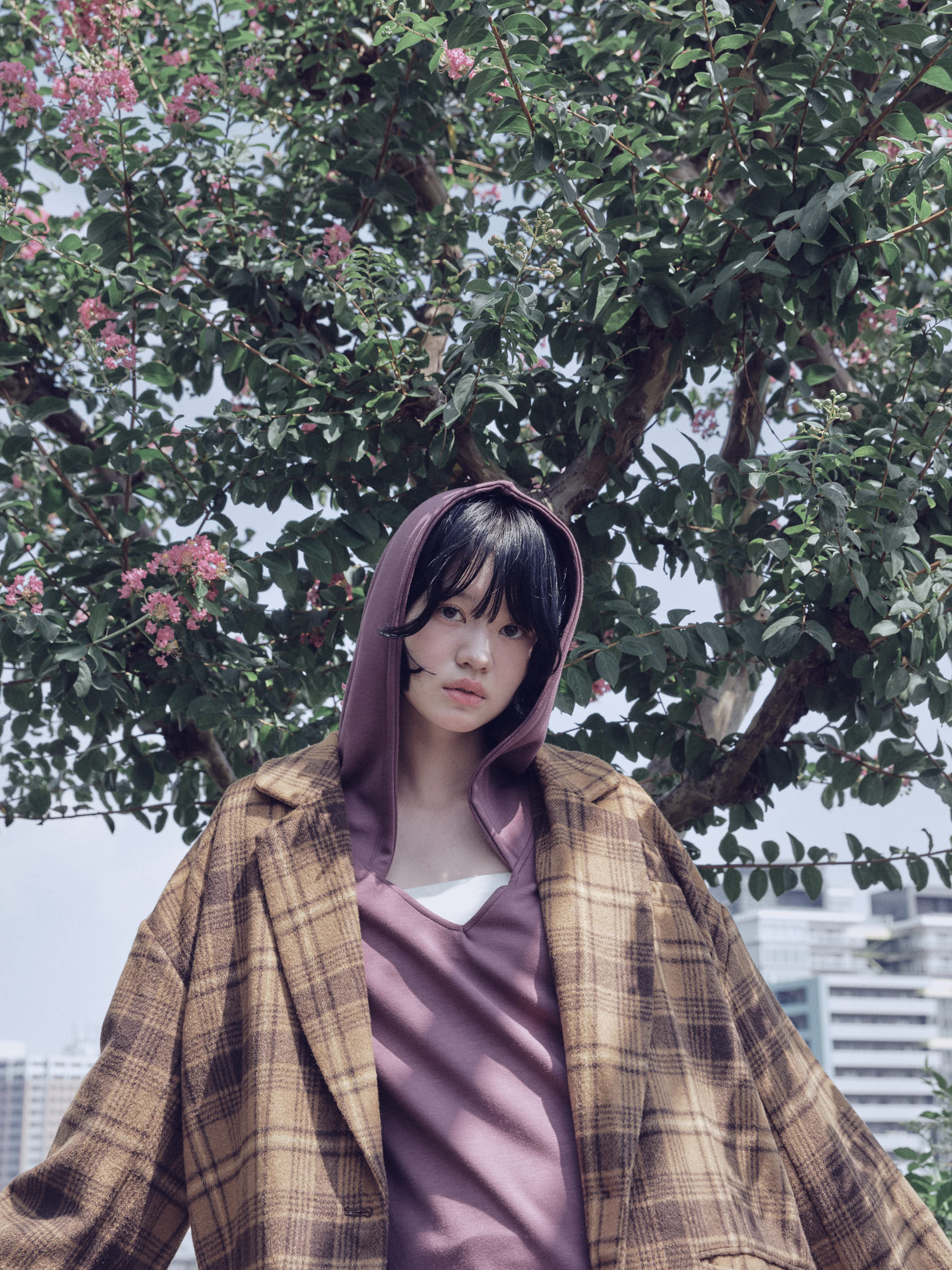 checked over jacket