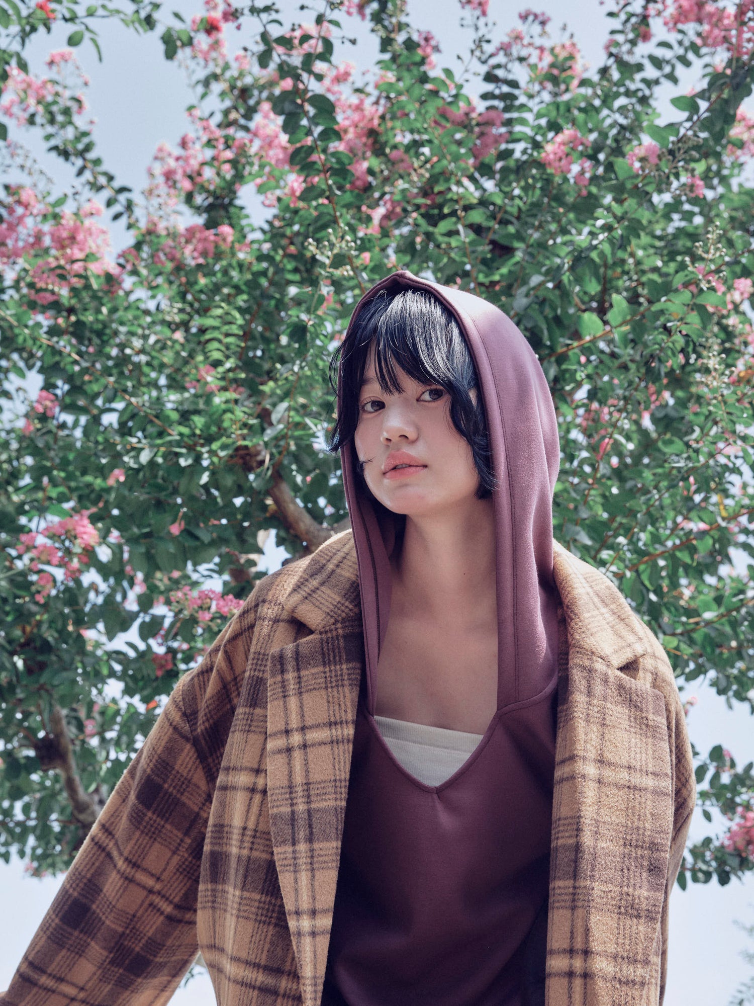checked over jacket