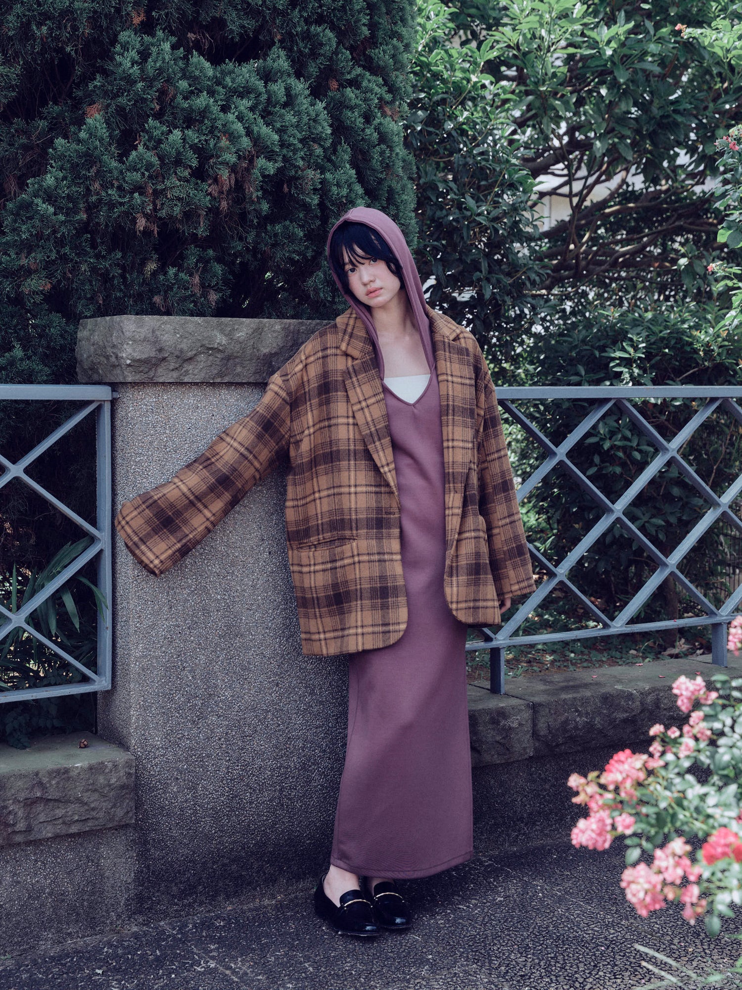 checked over jacket