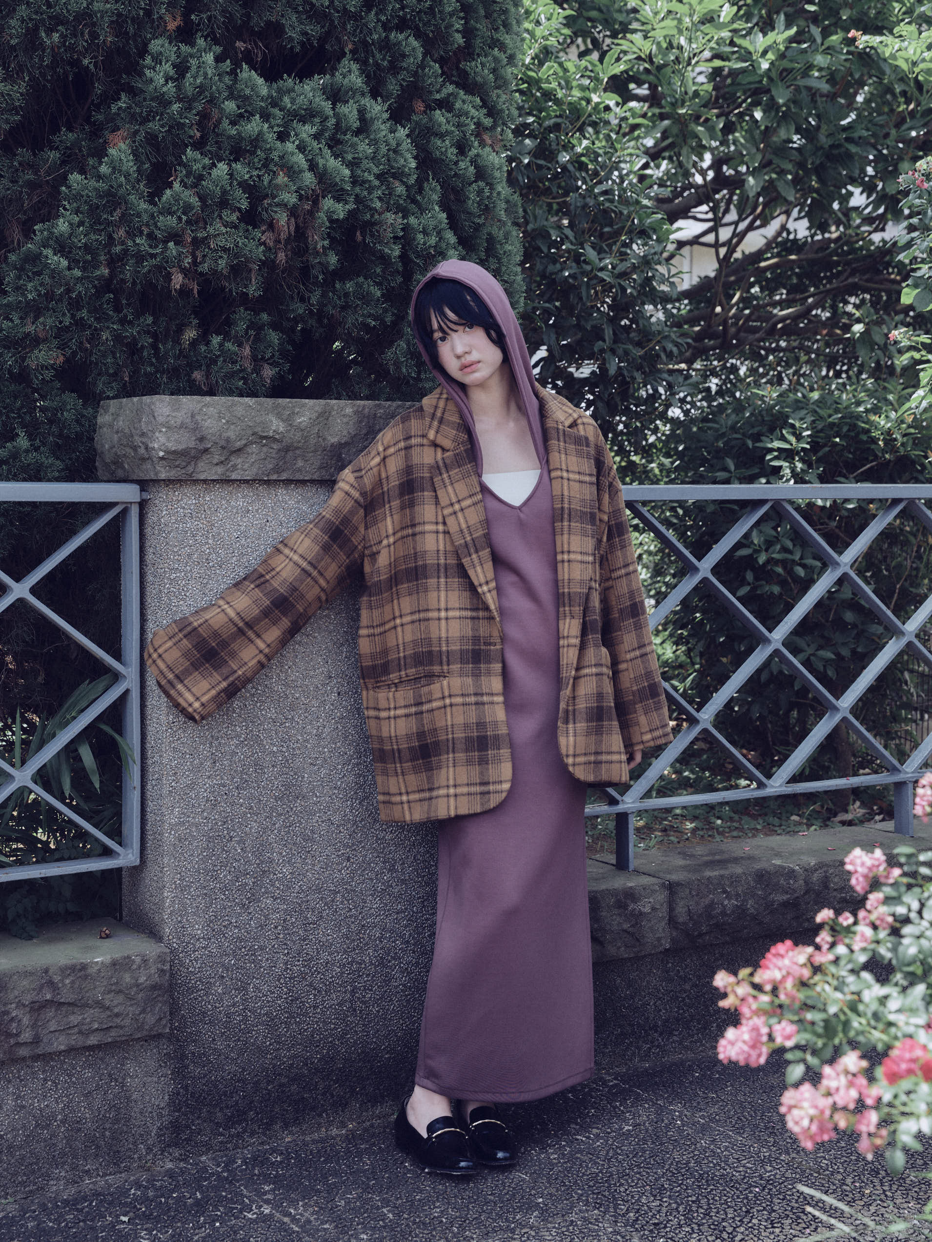 checked over jacket