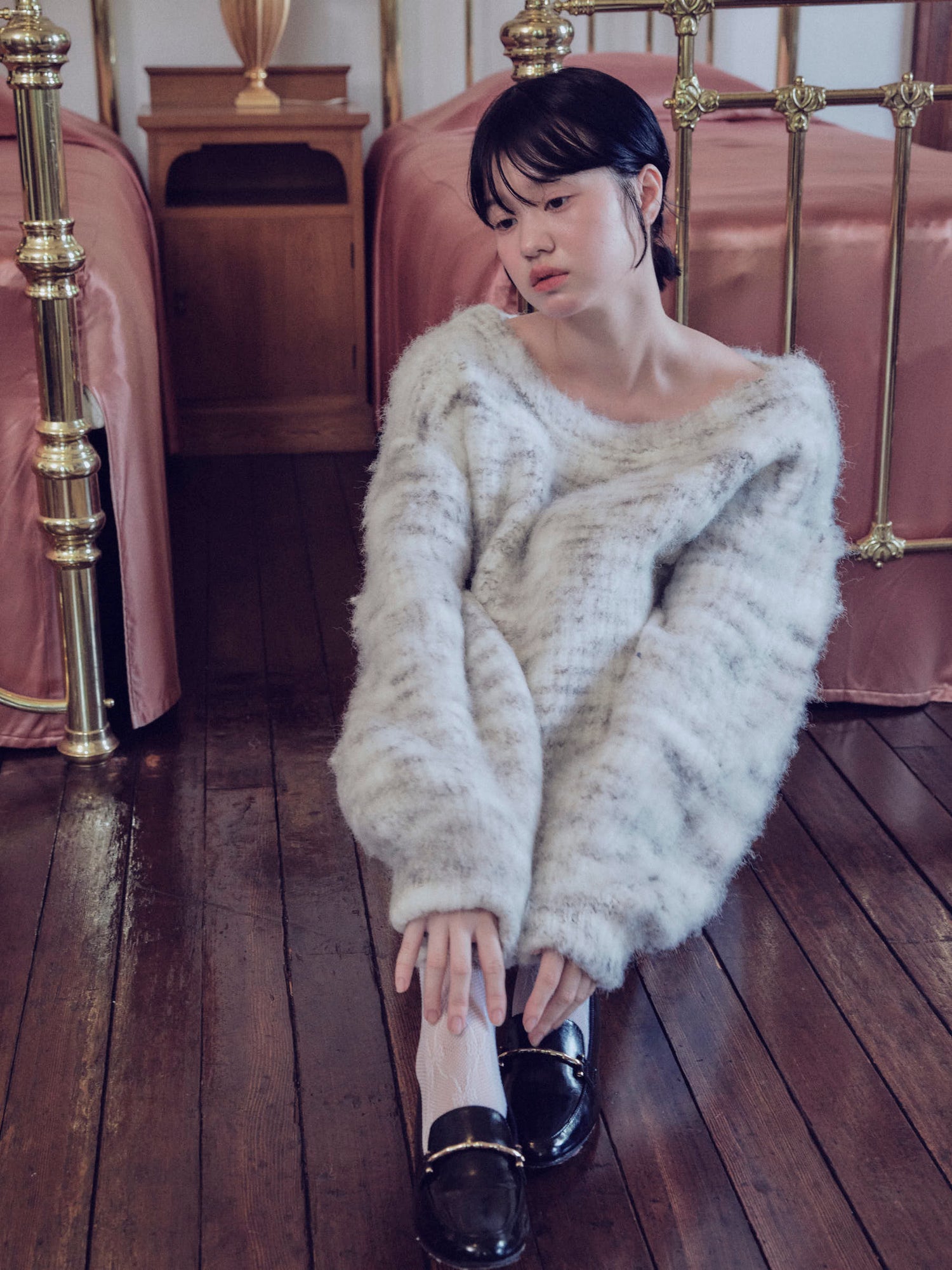 nuance puffy knit