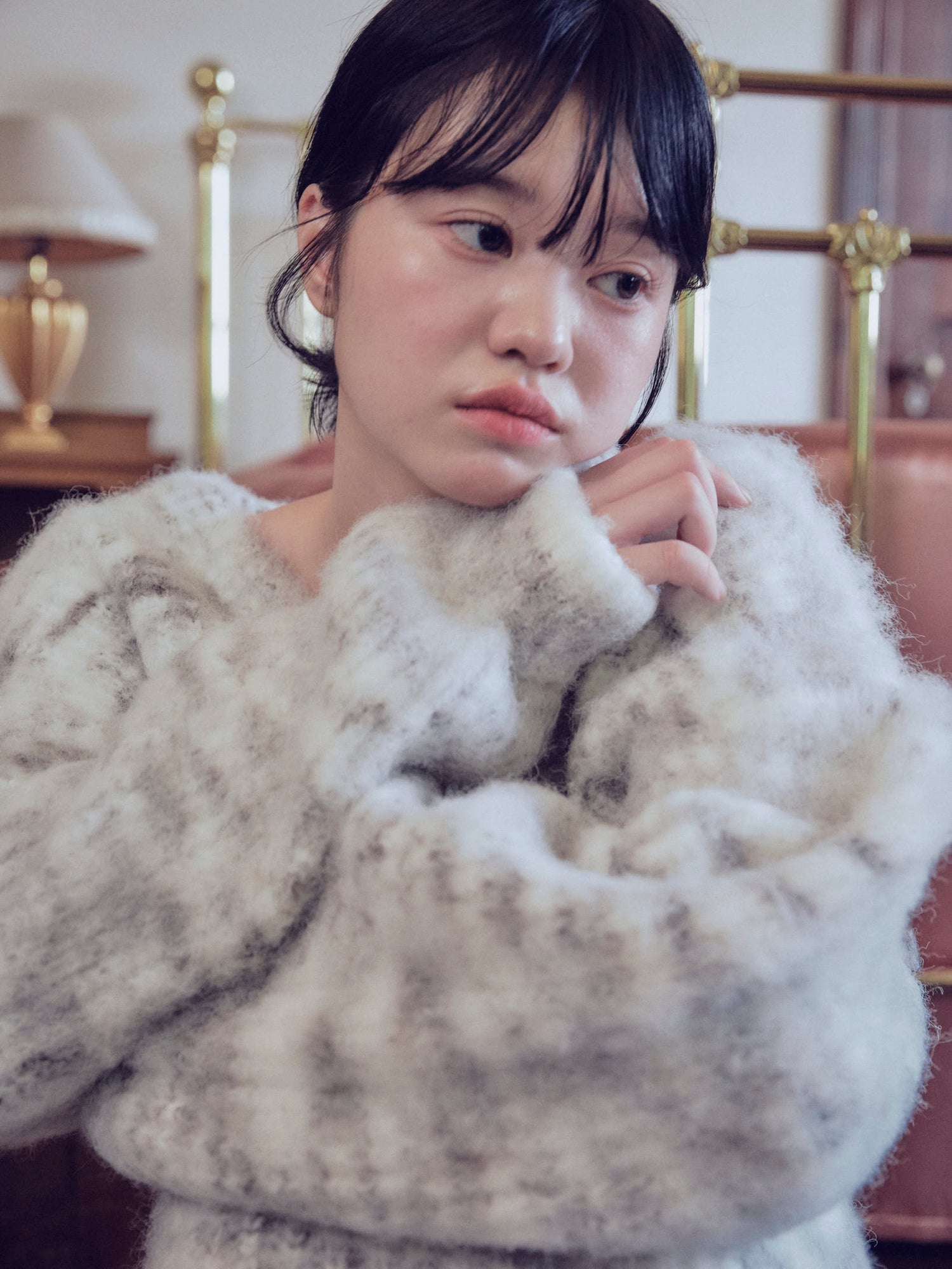 nuance puffy knit