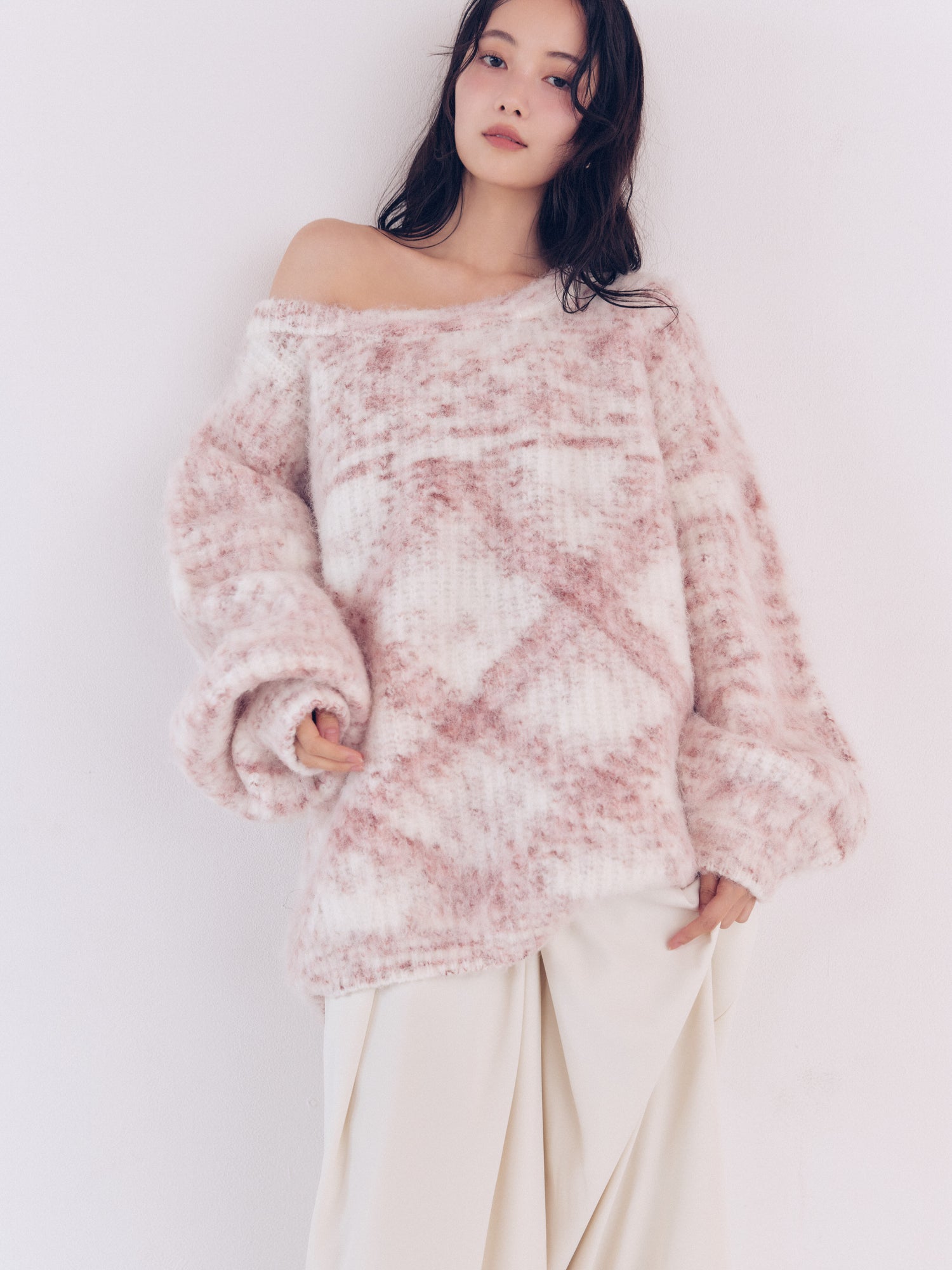 nuance puffy knit