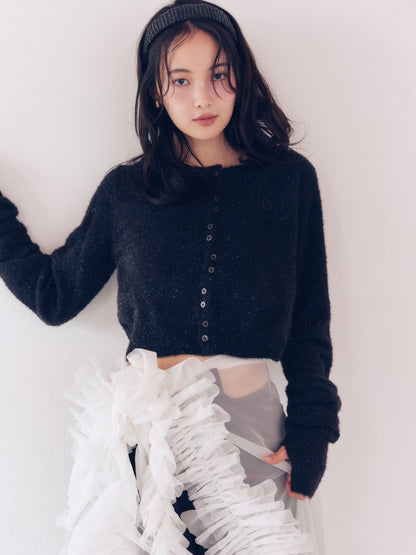 volume tulle wrap skirt