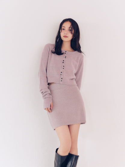 glitter long sleeve cardigan