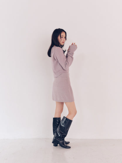 glitter long sleeve cardigan