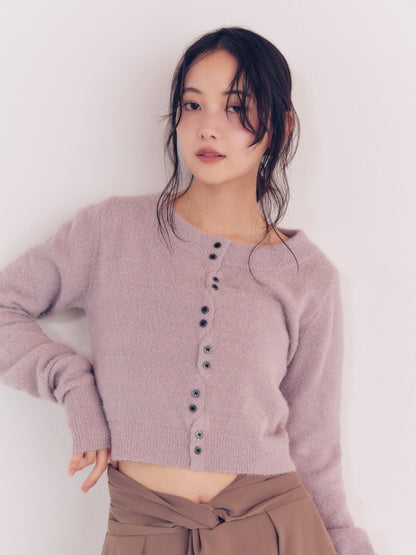 glitter long sleeve cardigan