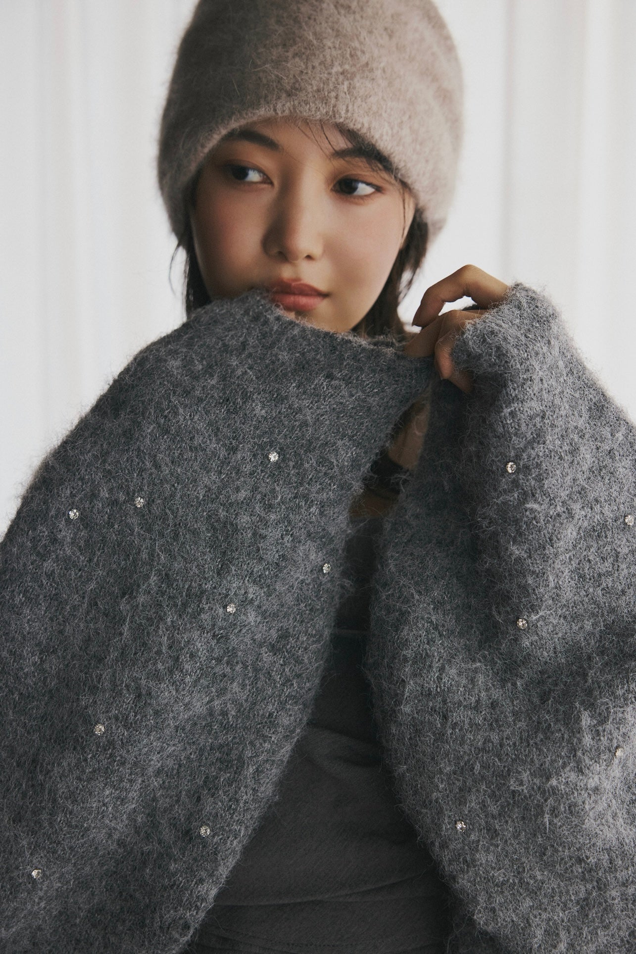 andequal アンドコール　カーディガン すぐ発送】andequal cardigan white