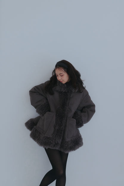 two face fur coat
