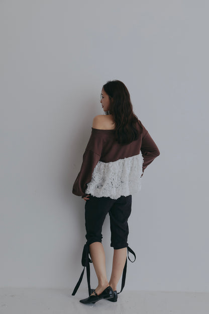 docking peplum sweat