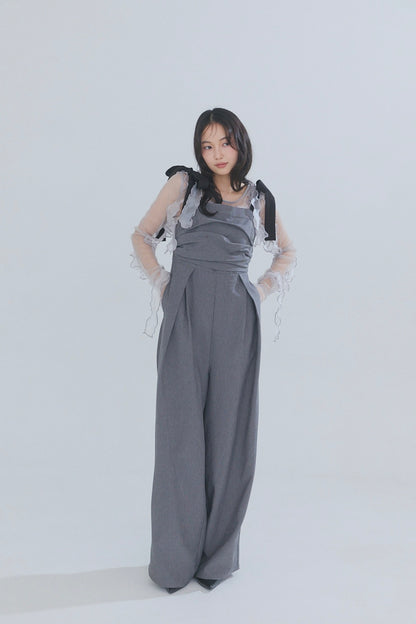 random ribbon sheer tops