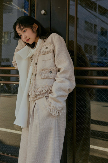 glitter tweed jacket