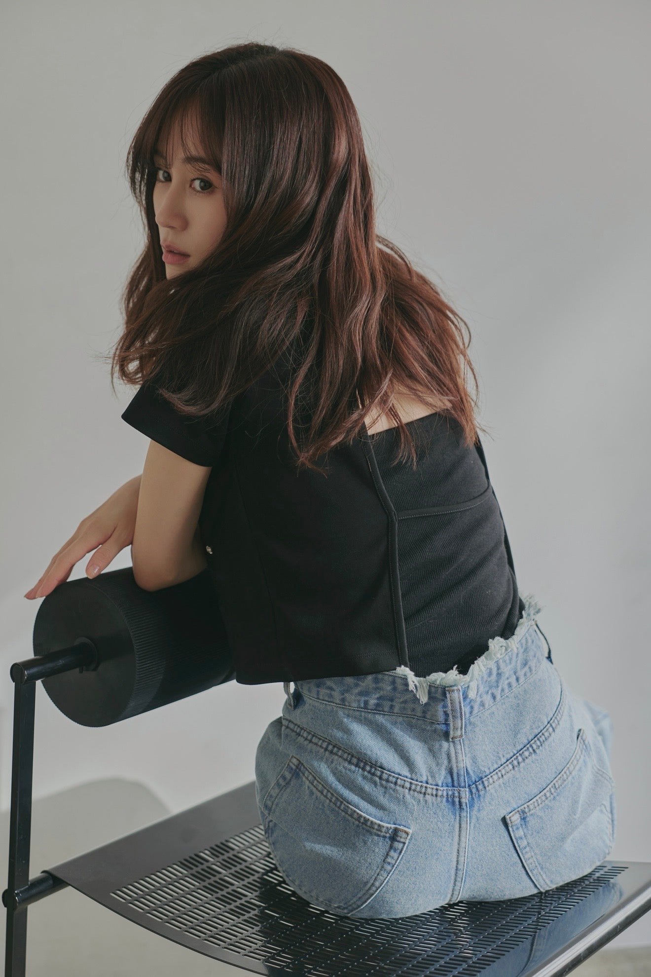 back open bijou mini tee