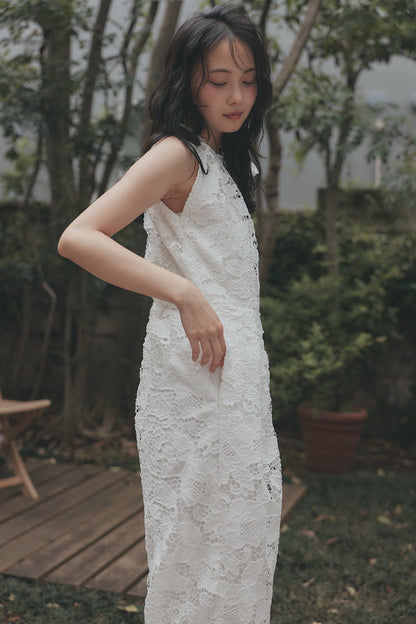 ribbon shoulder lace combinaison
