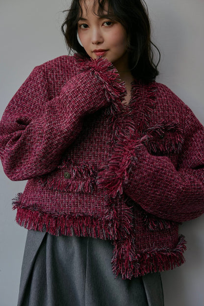 glitter tweed jacket