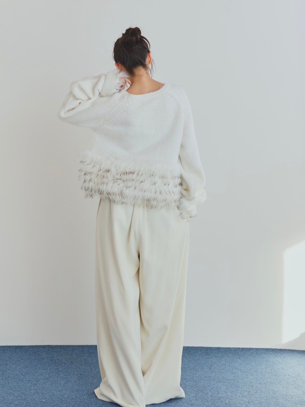 panel design fur knit