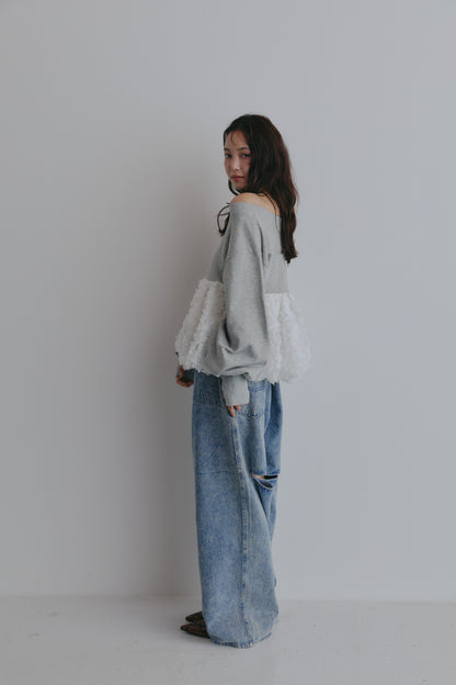 docking peplum sweat