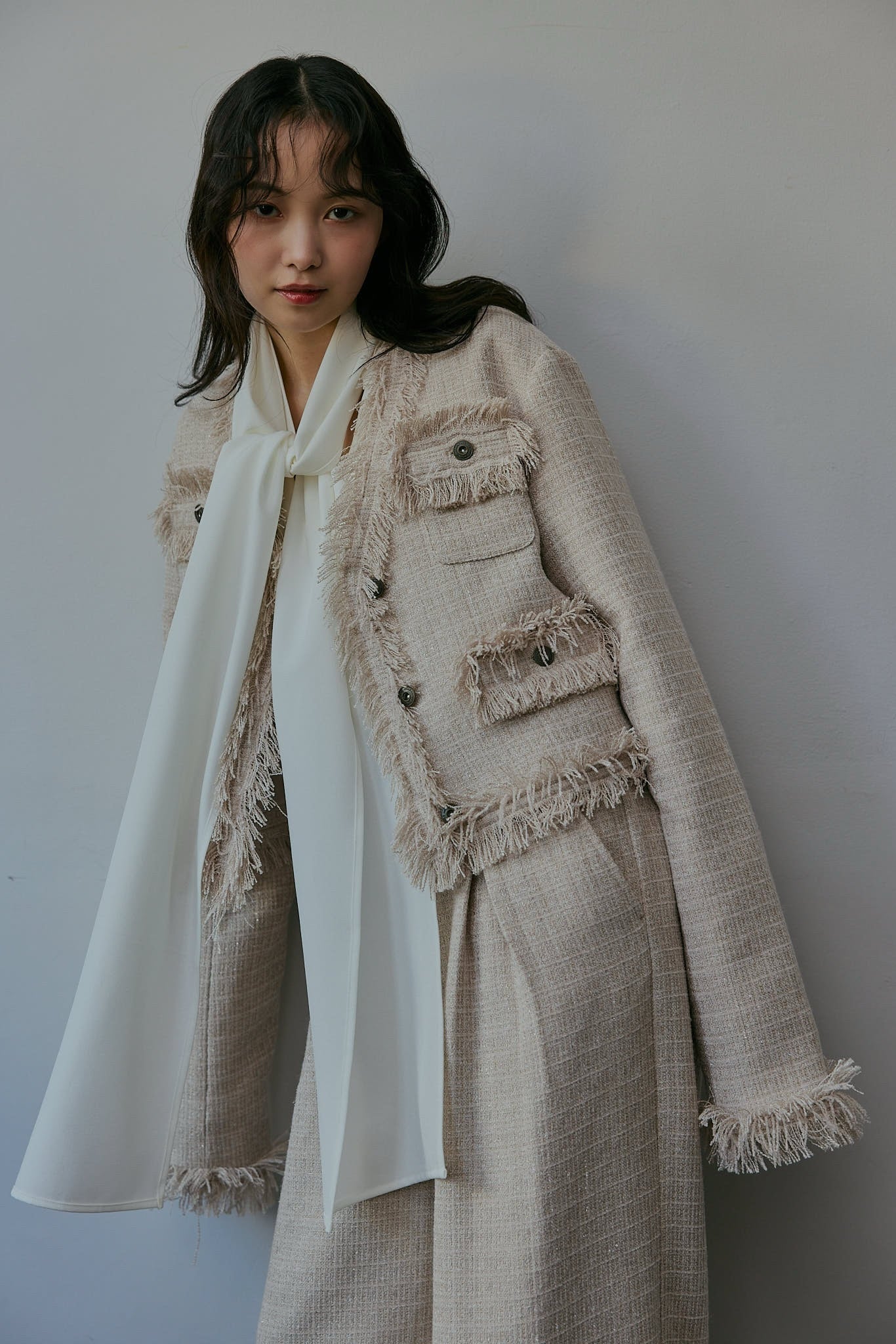 glitter tweed jacket