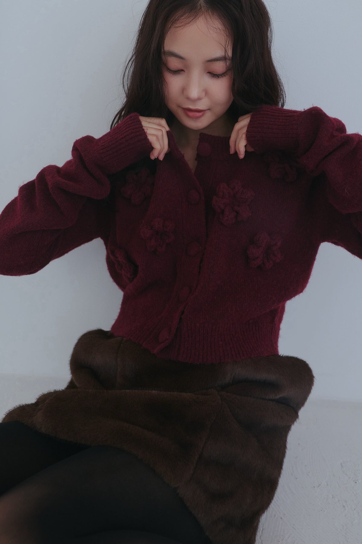 bloom flower cardigan