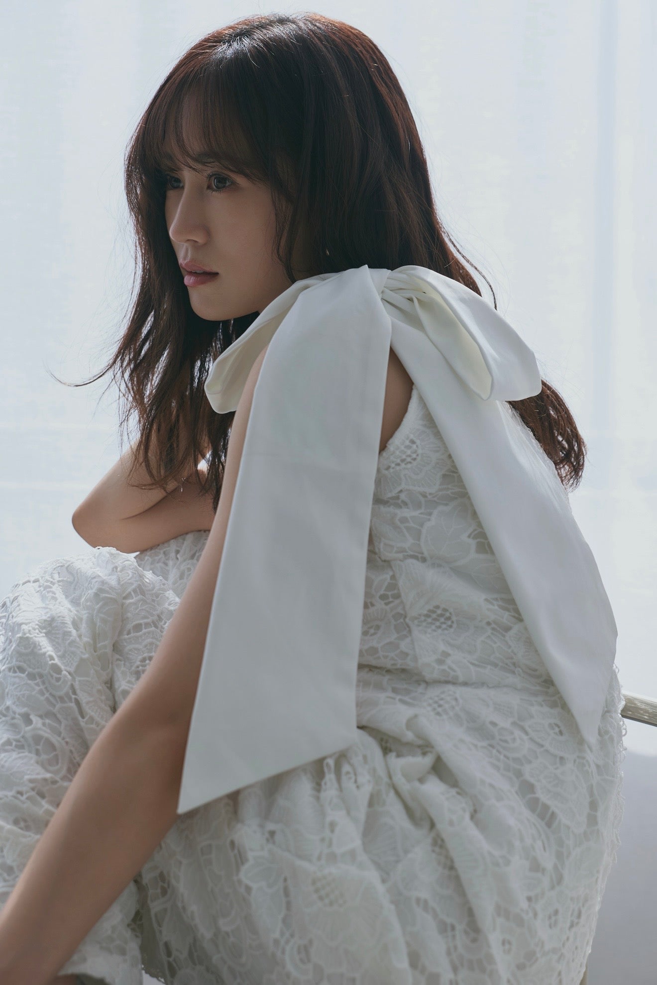 ribbon shoulder lace combinaison