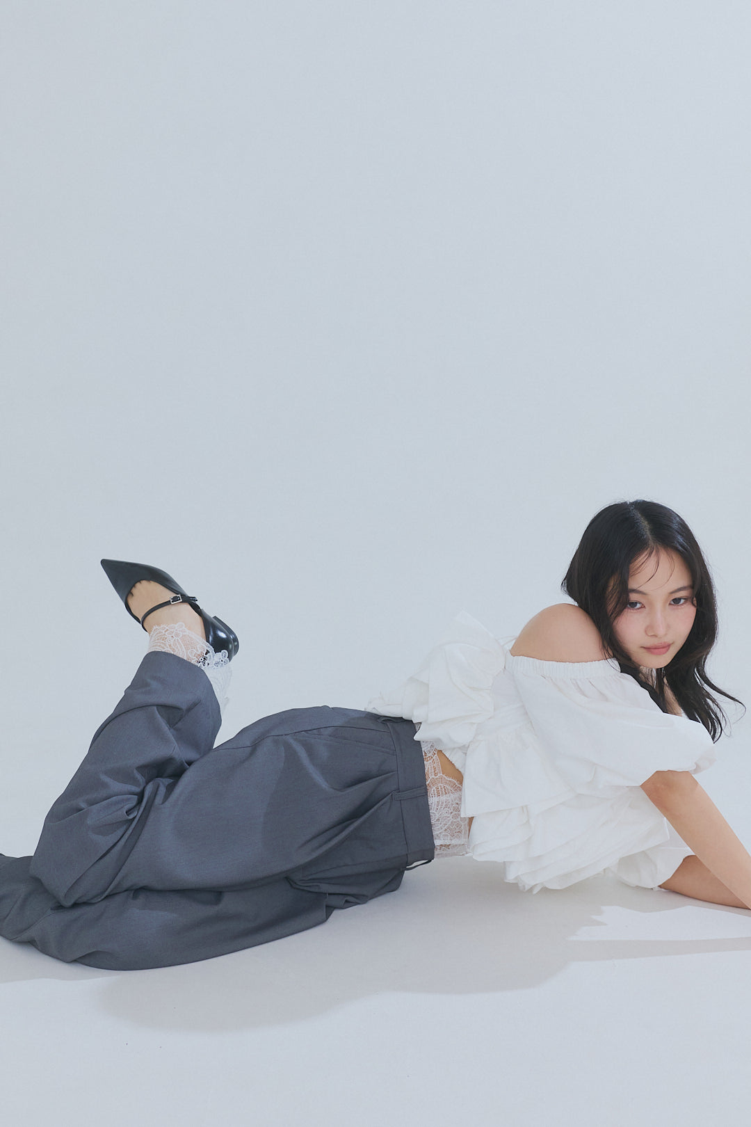 lace docking pants［3月下旬から4月上旬お届け］