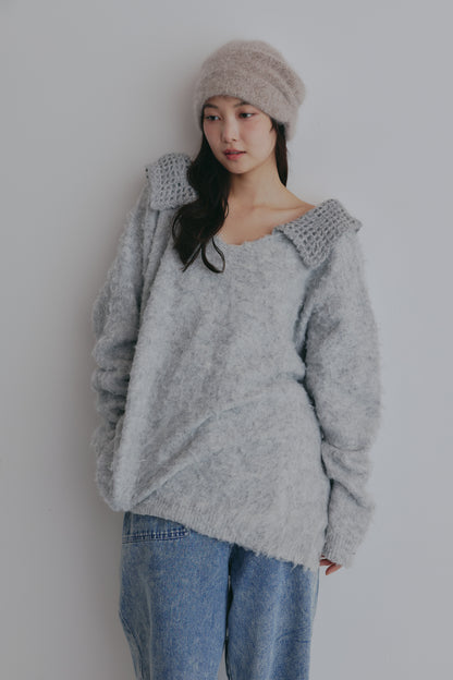 lace sailor knit