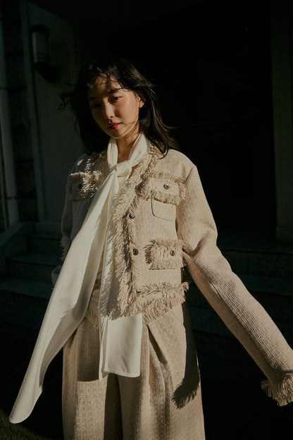 glitter tweed jacket