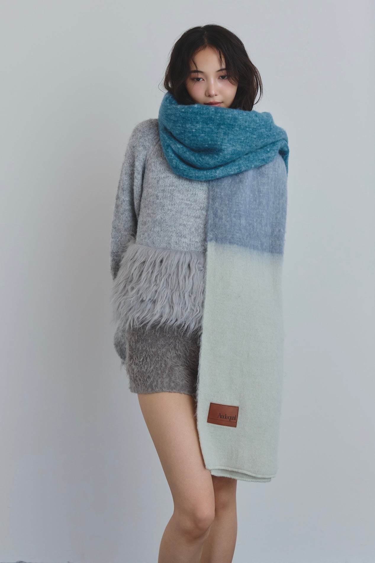 andequal マフラー three tone muffler – andequal