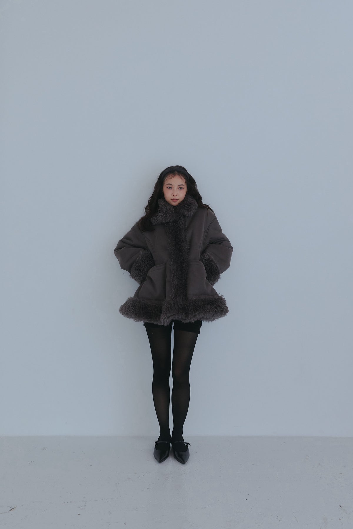 two face fur coat