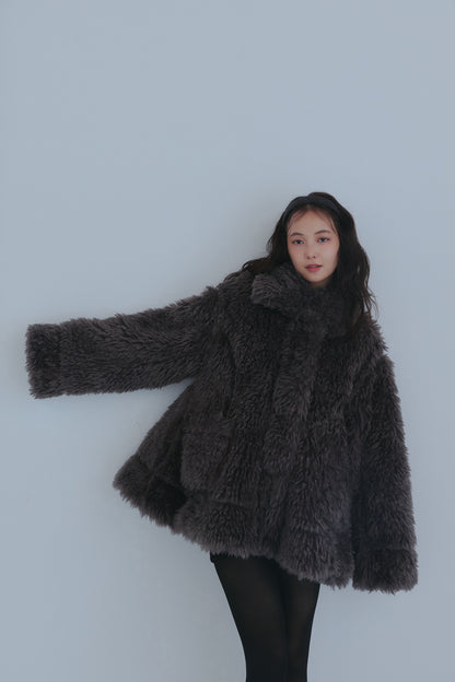 two face fur coat