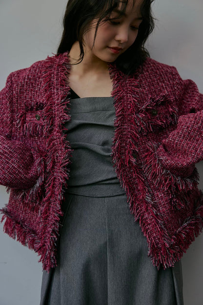 glitter tweed jacket