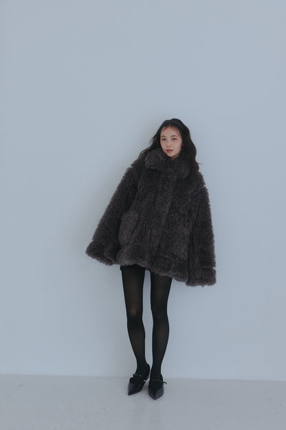 two face fur coat