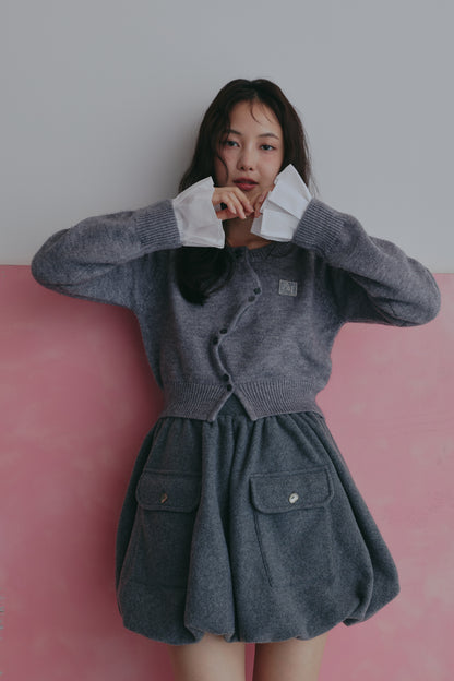 basic wave cardigan