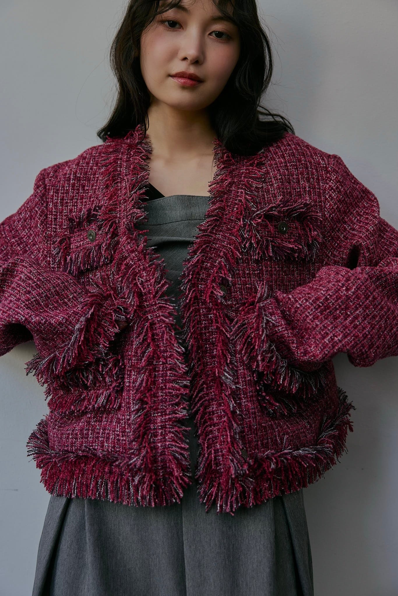 glitter tweed jacket