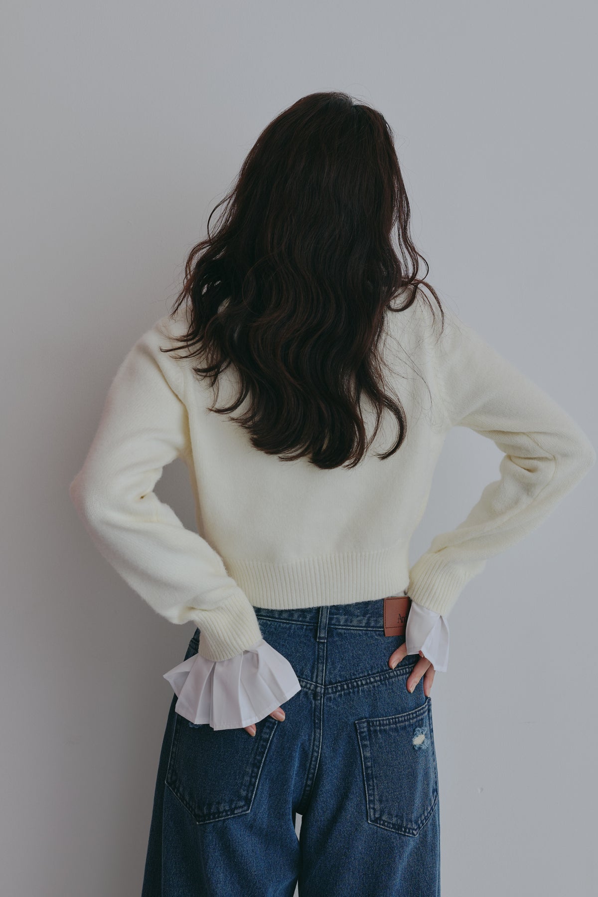 basic wave cardigan