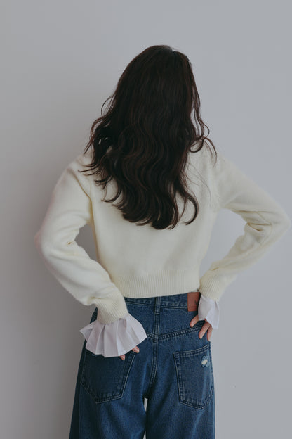 basic wave cardigan