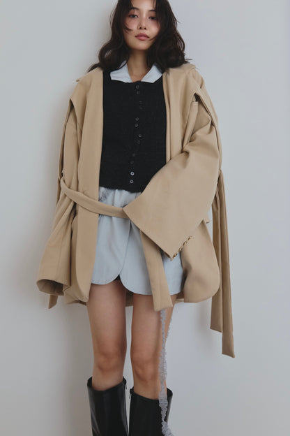 ribbon design over jacket