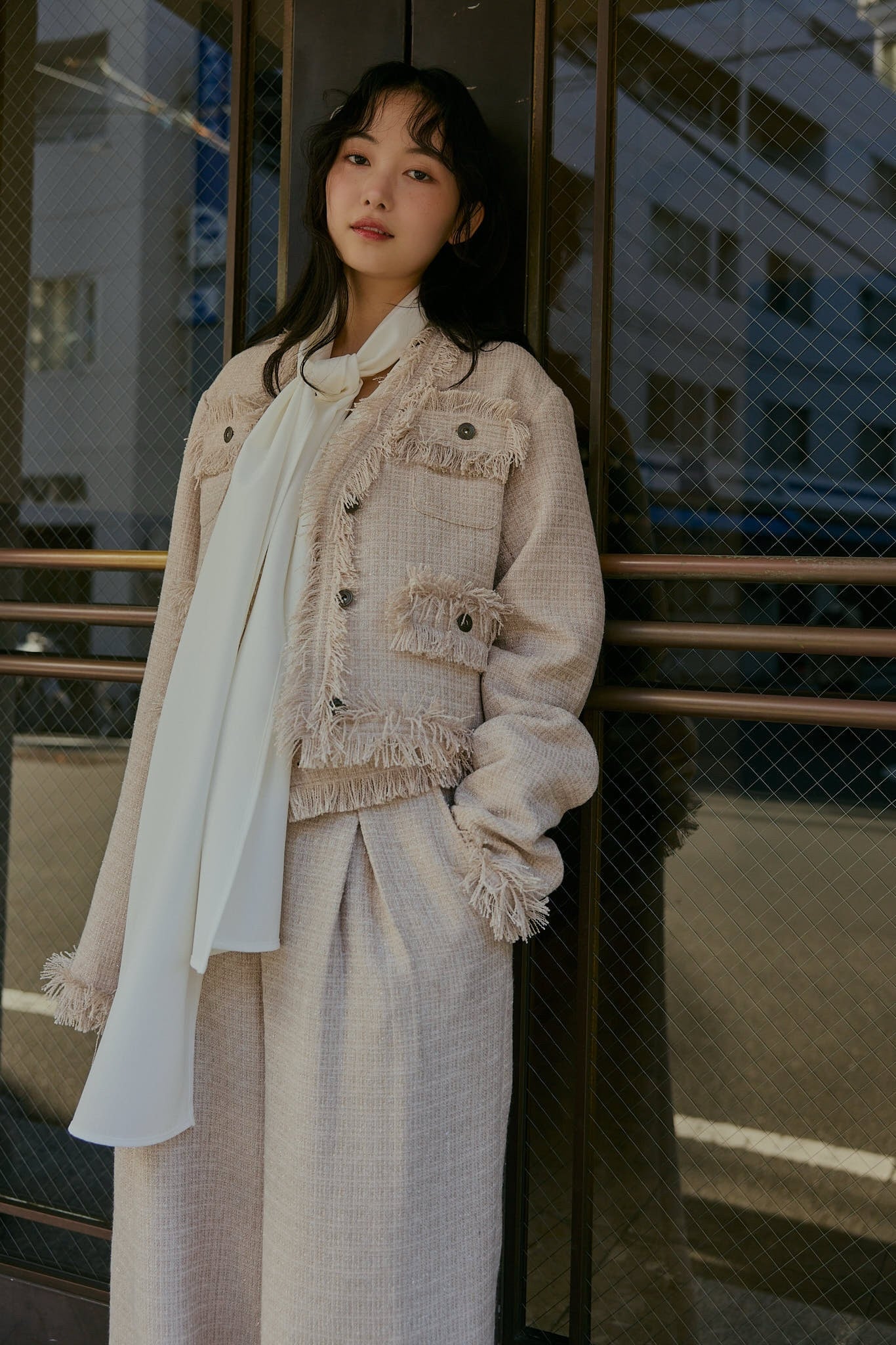 glitter tweed jacket