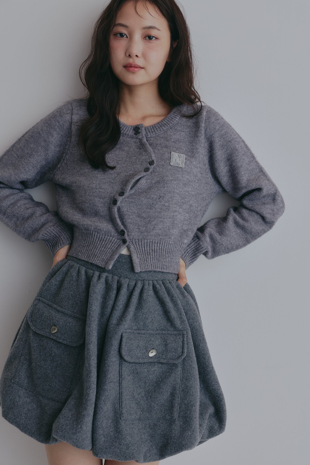fleece balloon skirt