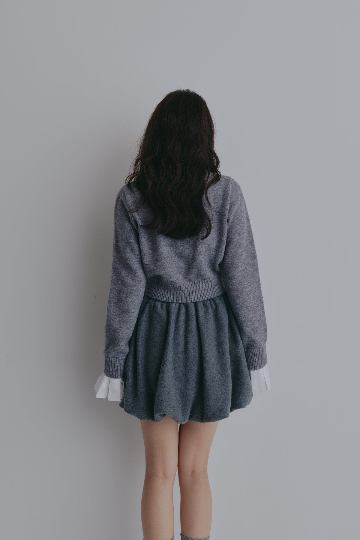 basic wave cardigan