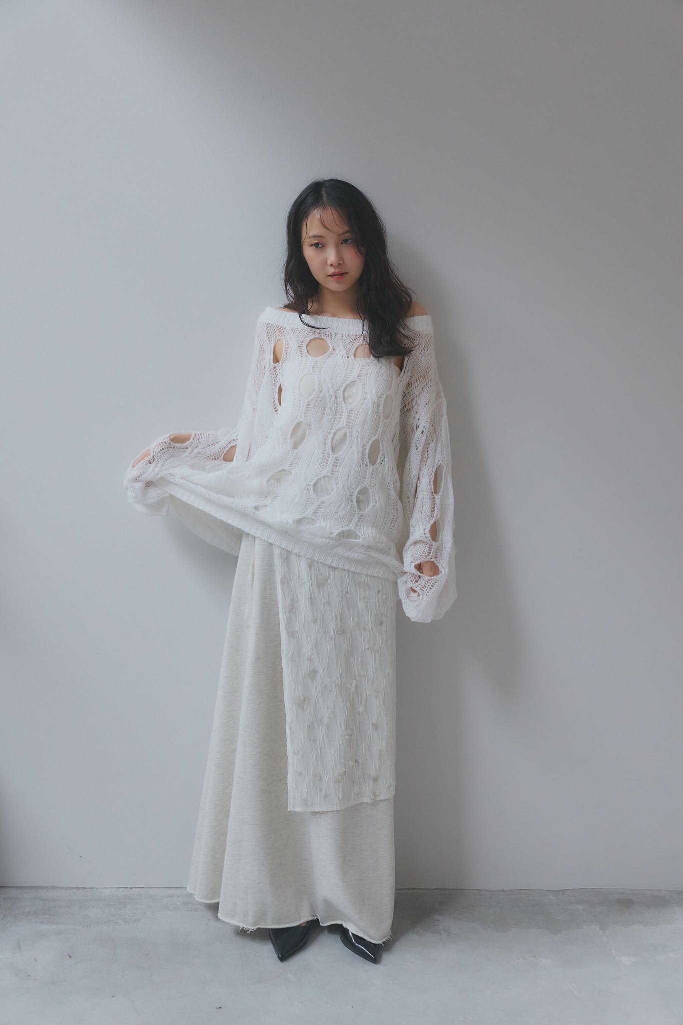 cloudy sheer knit – andequal