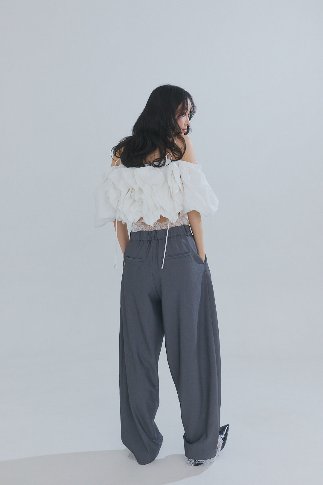 lace docking pants［3月下旬から4月上旬お届け］