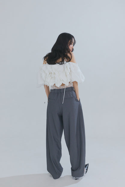 lace docking pants［3月下旬から4月上旬お届け］