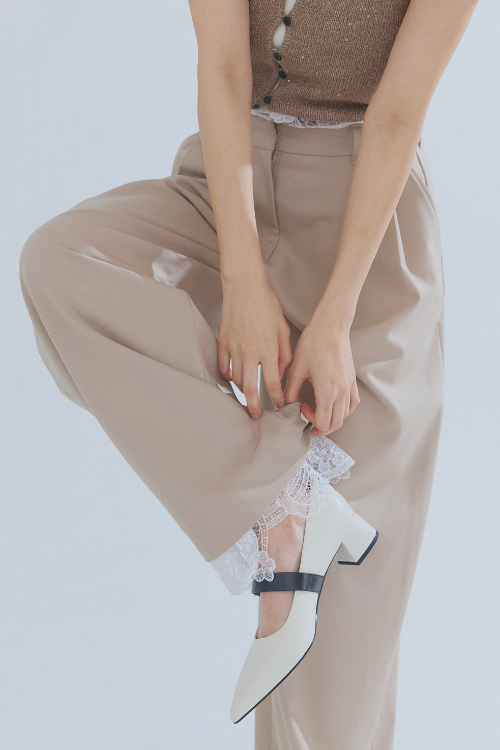 lace docking pants［3月下旬から4月上旬お届け］