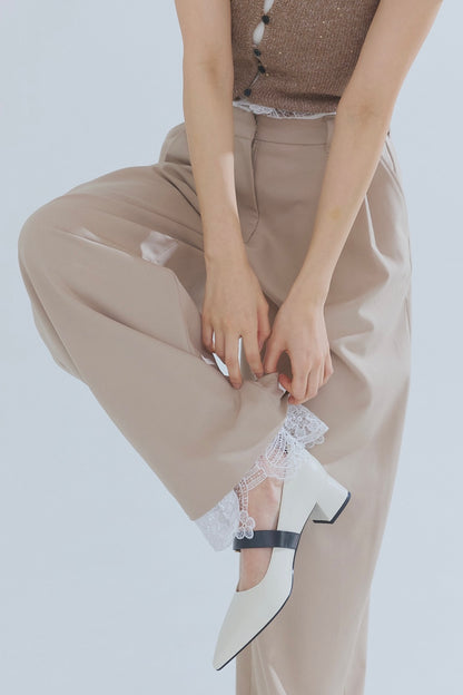 lace docking pants［3月下旬から4月上旬お届け］