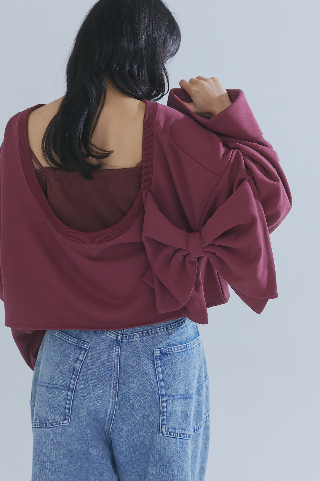 back open ribbon sweat – andequal